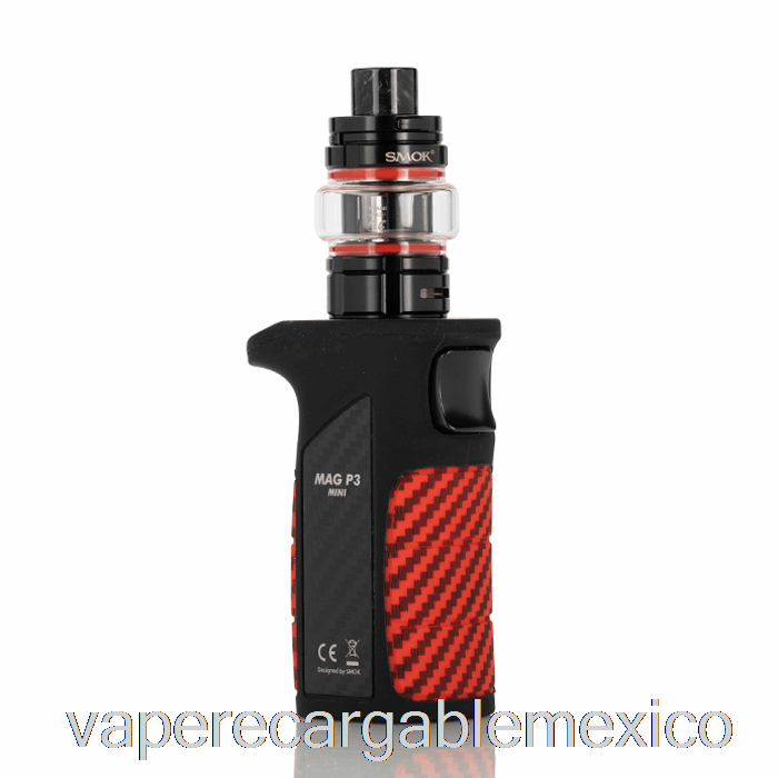 Vape Recargable Smok Mag P3 Mini 80w Kit De Inicio Negro Rojo
